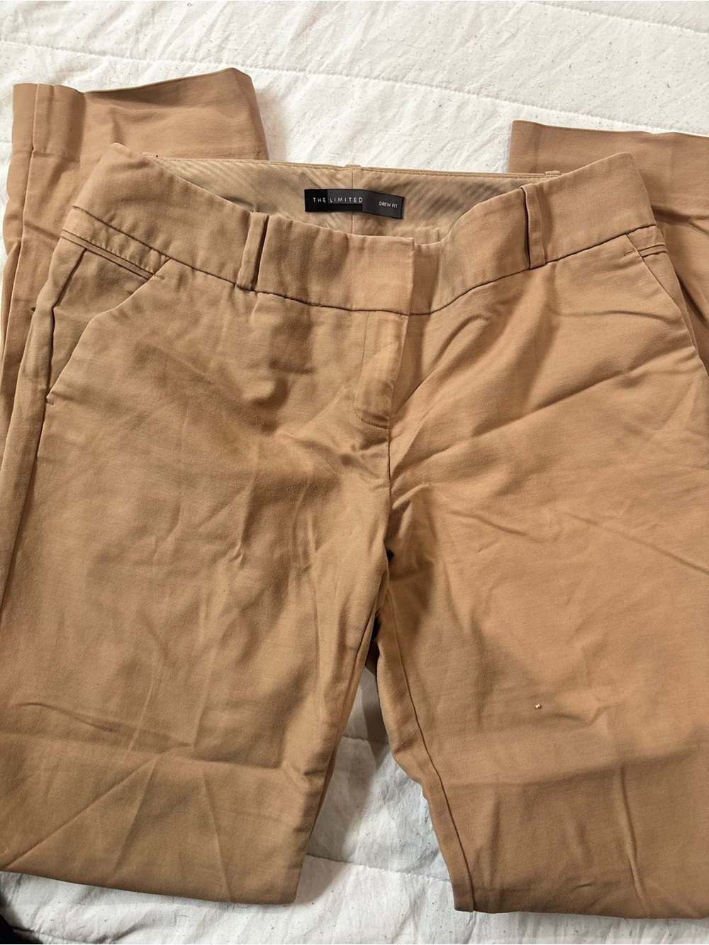 The Limited Women’s Chinos in Camel Tan
